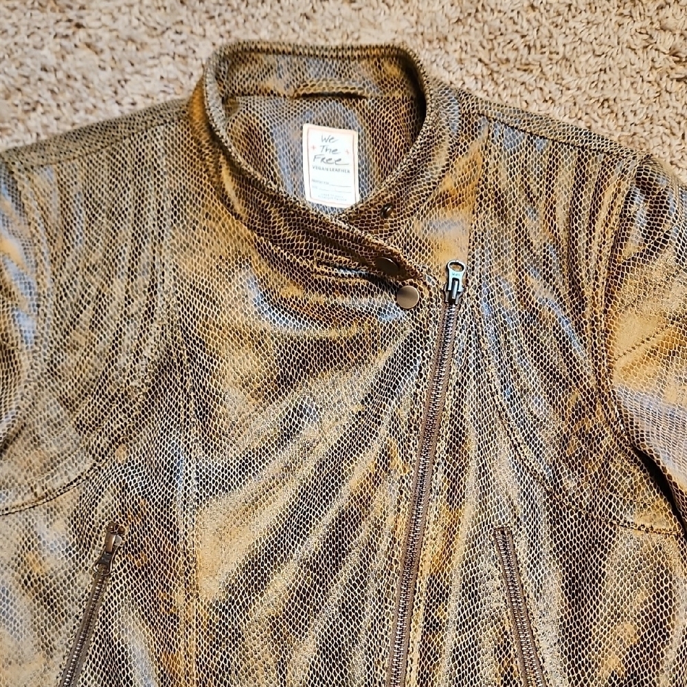We The Free Fenix Vegan Faux Leather Moto Jacket - Picture 9 of 13